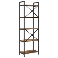 Рафт за книги Старо дърво 56 x 34 x 171 см Инженерно дърво