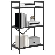 Рафт за книги Черния дъб 56 x 34 x 96 см Инженерно дърво