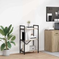 Рафт за книги Сонома дъб 56 x 34 x 96 см Инженерно дърво