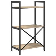 Рафт за книги Сонома дъб 56 x 34 x 96 см Инженерно дърво