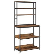 Кухненски рафт Старо дърво 80 x 40 x 168 см Инженерно дърво