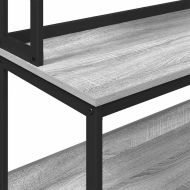 Кухненски рафт Сив Сонома 100 x 40 x 168 см Инженерно дърво