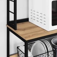 Кухненски рафт Дъб 100 x 40 x 168 см Инженерно дърво