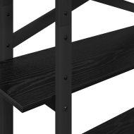 Рафт за книги Черния дъб 100 x 33,5 x 140 см Инженерно дърво