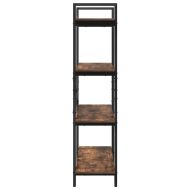 Рафт за книги Опушен дъб 100 x 33,5 x 140 cm