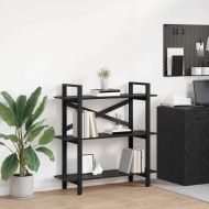 Рафт за книги Черния дъб 100 x 33,5 x 102 см Инженерно дърво