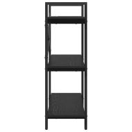Рафт за книги Черния дъб 100 x 33,5 x 102 см Инженерно дърво