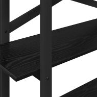 Рафт за книги Черния дъб 100 x 33,5 x 102 см Инженерно дърво