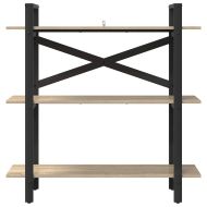 Рафт за книги Сонома дъб 100 x 33,5 x 102 см Инженерно дърво