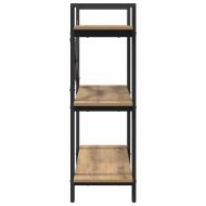 Рафт за книги 3 нива 100 x 33,5 x 102 см Инженерна дървесина
