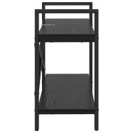 Рафт за книги Черния дъб 100 x 33,5 x 64 см Инженерно дърво