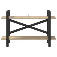 Рафт за книги Сонома дъб 100 x 33,5 x 64 см Инженерно дърво
