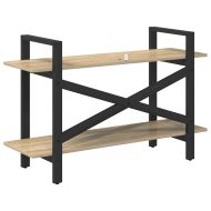 Рафт за книги Сонома дъб 100 x 33,5 x 64 см Инженерно дърво