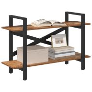 Рафт за книги Старо дърво 100 x 33,5 x 64 см Инженерно дърво