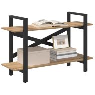 Рафт за книги Дъб 100 x 33,5 x 64 см Инженерно дърво