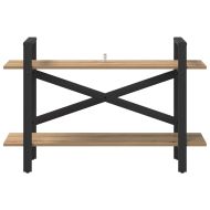 Рафт за книги Дъб 100 x 33,5 x 64 см Инженерно дърво
