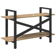 Рафт за книги Дъб 100 x 33,5 x 64 см Инженерно дърво