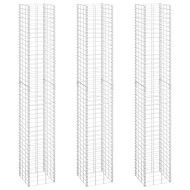 Габиони повдигнати лехи, 3 бр, 30x30x200 см, желязо