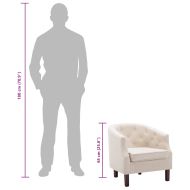 Фотьойл, бежов, плат