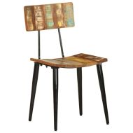 Трапезни столове, 2 бр, регенерирано дърво масив