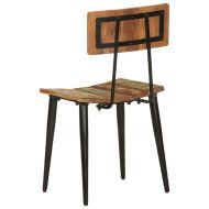 Трапезни столове, 2 бр, регенерирано дърво масив