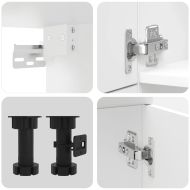 Комплект кухненски шкафове от 7 части Kalmar, инженерно дърво