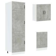 Комплект кухненски шкафове от 8 части Kalmar, инженерно дърво