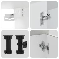 Комплект кухненски шкафове от 8 части Kalmar, инженерно дърво