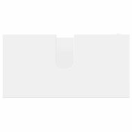 Комплект мебели за баня с чекмедже 4 pcs Бяло Инженерно дърво