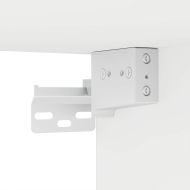 Комплект мебели за баня с чекмедже 4 pcs Бяло Инженерно дърво