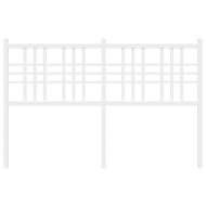 Метална резервна табла за легло, бяла, 137 см