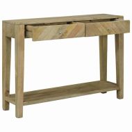 Конзолна маса с чекмедже Естествено сиво 110 x 30 x 80 см