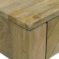 Конзолна маса с чекмедже Естествено сиво 110 x 30 x 80 см