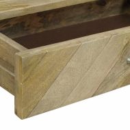 Конзолна маса с чекмедже Естествено сиво 110 x 30 x 80 см