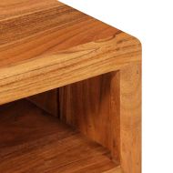 ТВ шкаф с рафт Кафяво 110 x 30 x 40 cm Солидно акациево дърво