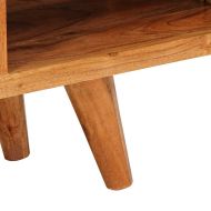 ТВ шкаф с рафт Кафяво 110 x 30 x 40 cm Солидно акациево дърво