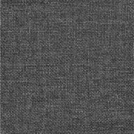 Леглова рамка с тапицирана гръбна част Тъмен сив 140 x 200 cm