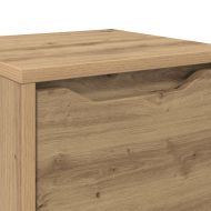 Шкаф за баня с чекмедже Дъб 30,5 x 30 x 101 см Инженерно дърво