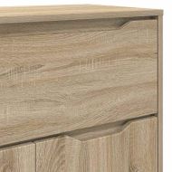 Шкаф за баня Сонома дъб 72,5 x 36,5 x 100 см Инженерно дърво