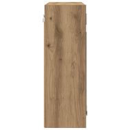 Шкаф с огледало за баня Дъб 60 x 20 x 60 cm Инженерно дърво