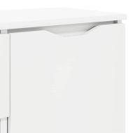 Служебен шкаф с чекмедже Бяло 100 x 30 x 65,6 Инженерно дърво