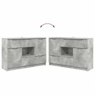 Служебен шкаф Циментено сиво 100 x 30 x 65,6 Инженерно дърво