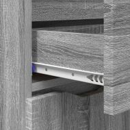 Служебен шкаф Сив Сонома 100 x 30 x 65,6 Инженерно дърво