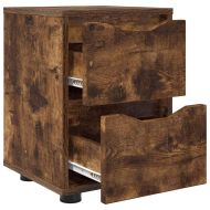 Нощни маси 2 pcs Димян дъб 30,5 x 30 x 43 см Инженерно дърво