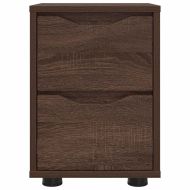 Нощни маси 2 pcs Кафяв дъб 30,5 x 30 x 43 см Инженерно дърво