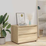 Шкаф за съхранение Сонома дъб 80 x 48 x 57 см Инженерно дърво