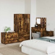 Шкаф за съхранение Димян дъб 80 x 48 x 57 см Инженерно дърво