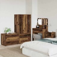 Шкаф за съхранение Старо дърво 80 x 48 x 57 см Инженерно дърво