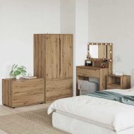 Шкаф за съхранение Дъб 80 x 48 x 57 см Инженерно дърво