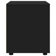 Шкаф за съхранение Черно 60 x 48 x 57 см Инженерно дърво